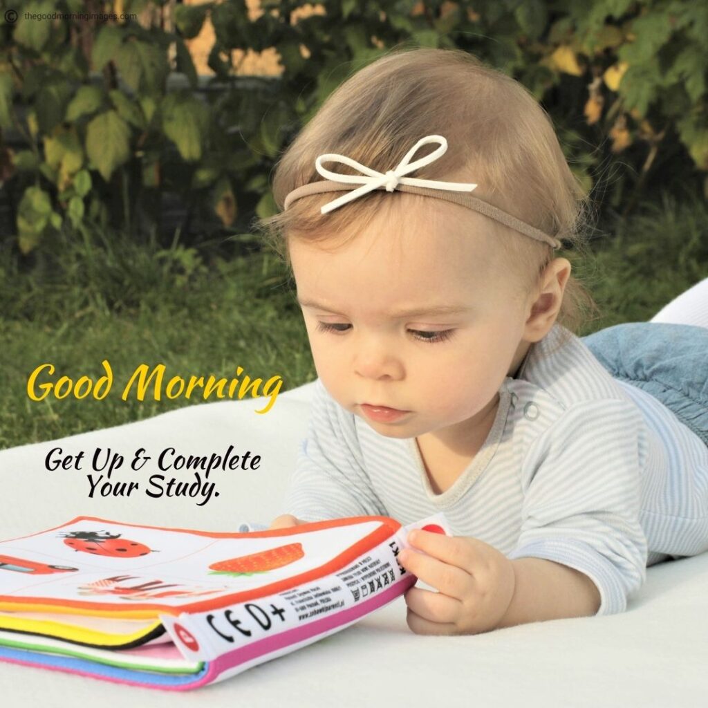 Good Morning baby girl Images funny