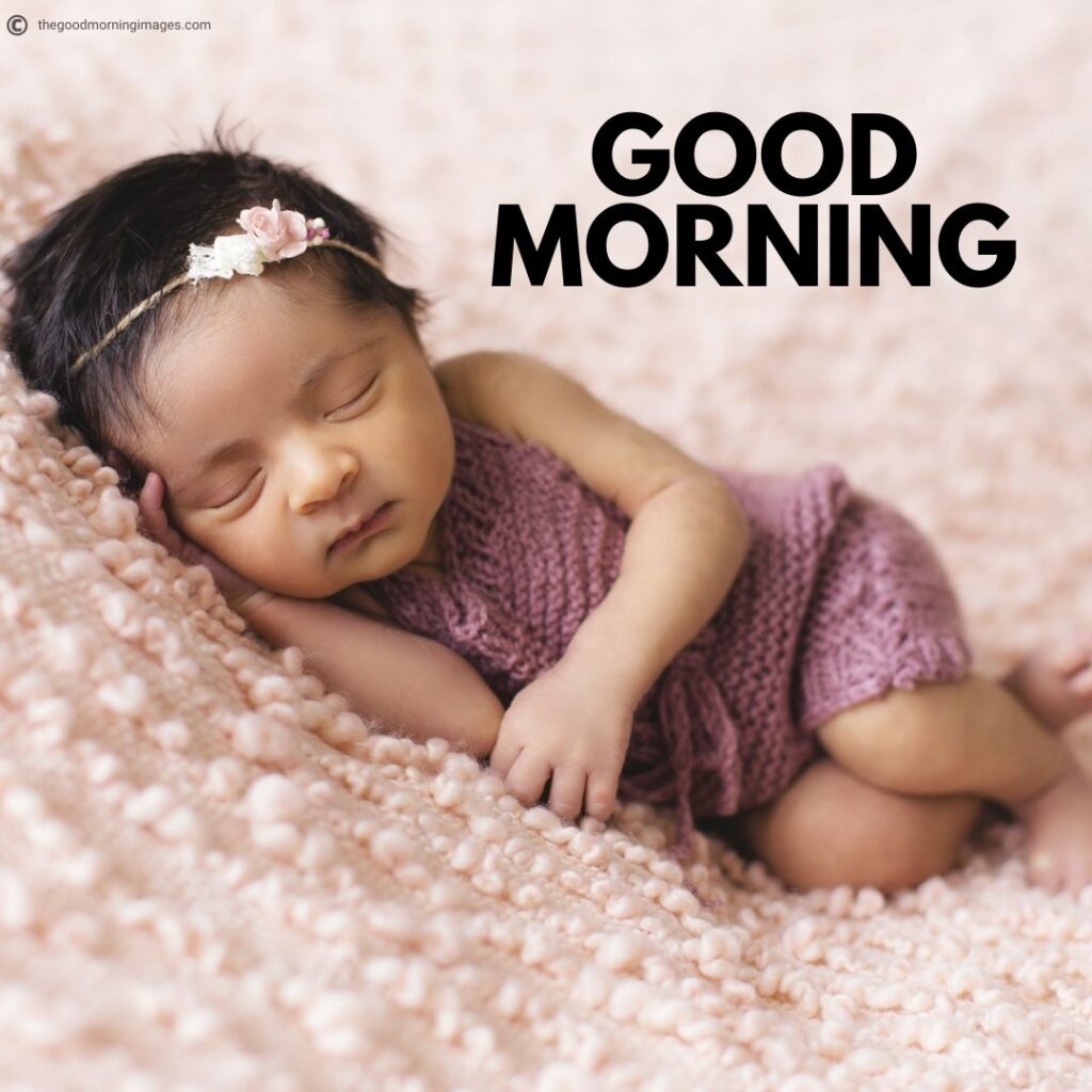 good morning sweet cute baby girl images