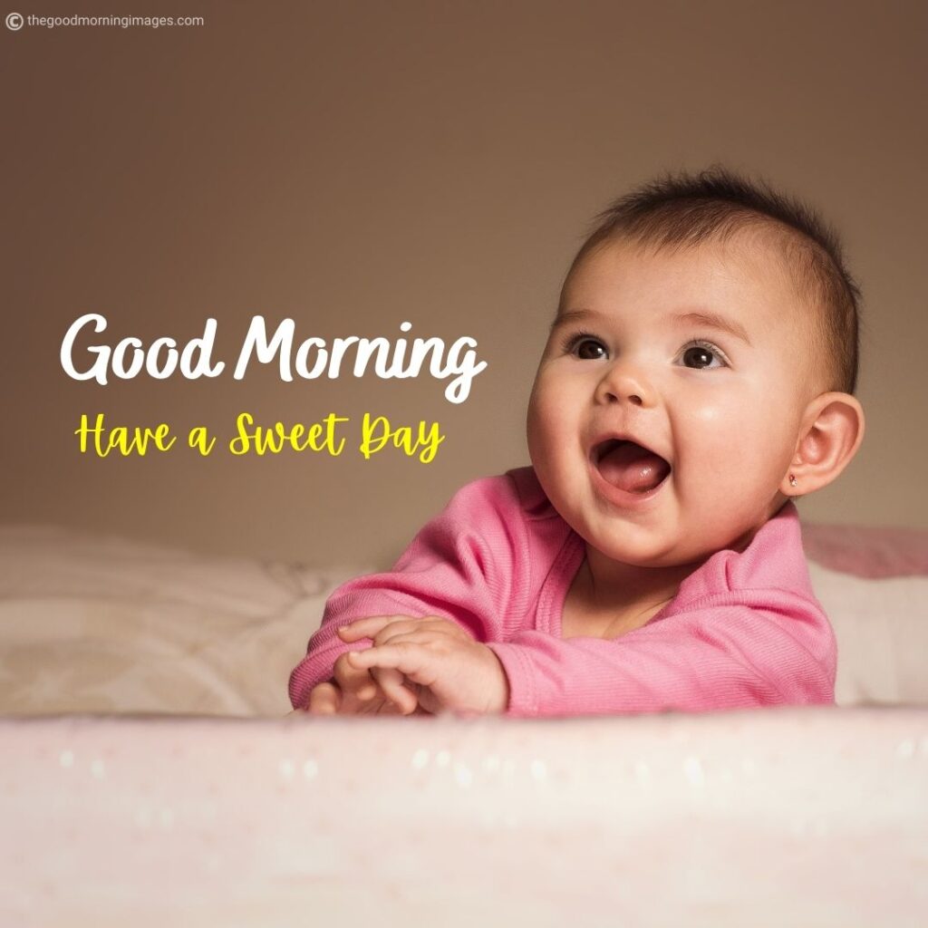 gud morning baby images