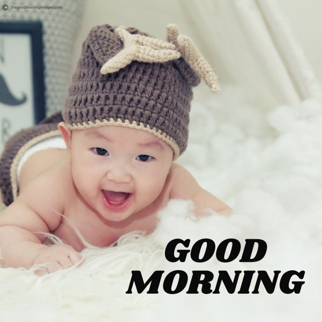 Small Baby Good Morning Images  