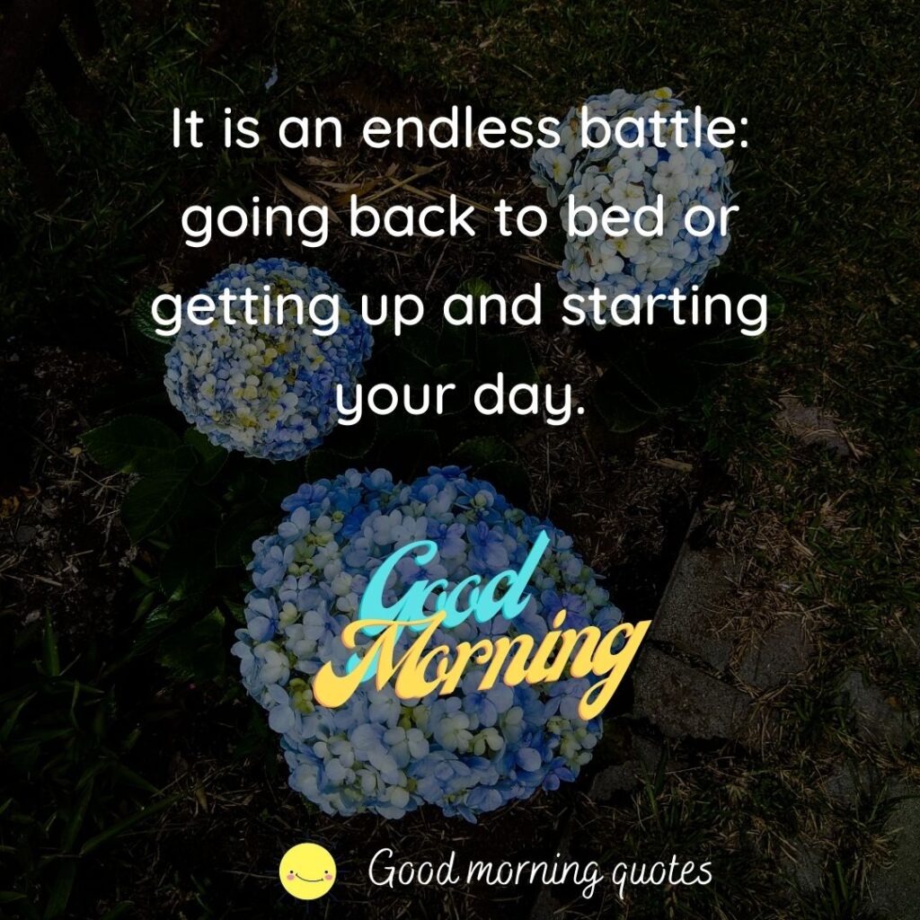 Make Morning fresh