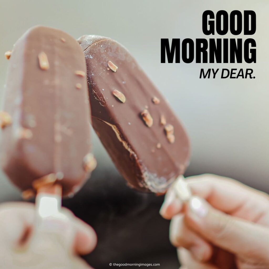 35 Sweet Good Morning Ice Cream Images 7348