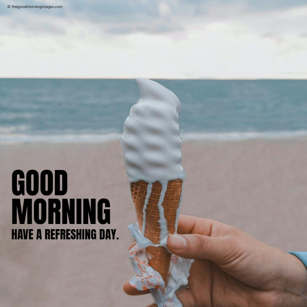 good morning ice cream photos