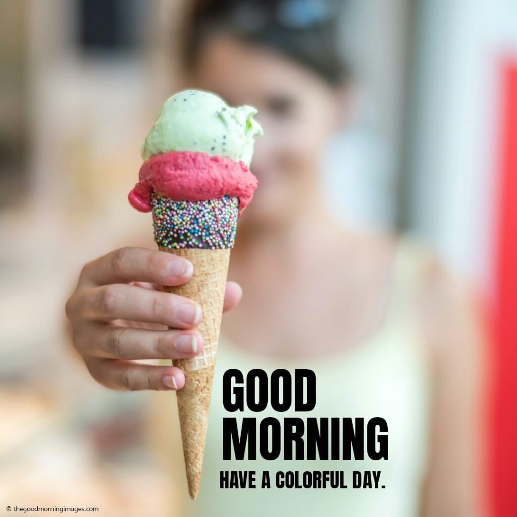 good morning ice cream photos