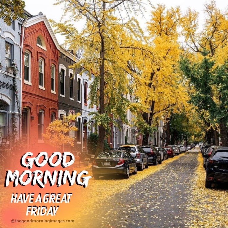 good morning Friday fall images