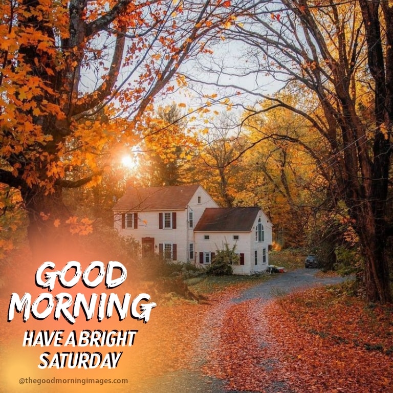 good morning Saturday fall images