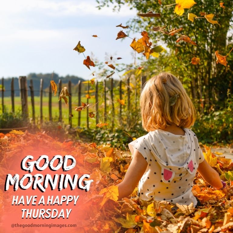 good morning Thursday fall images