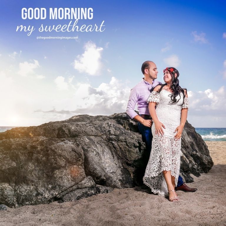 good morning sweetheart couple romantic images