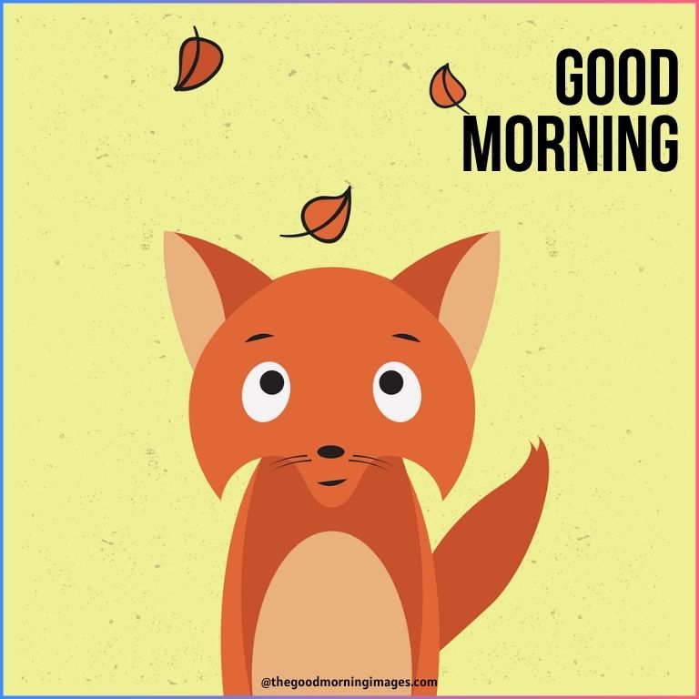 cute good morning cartoon gif