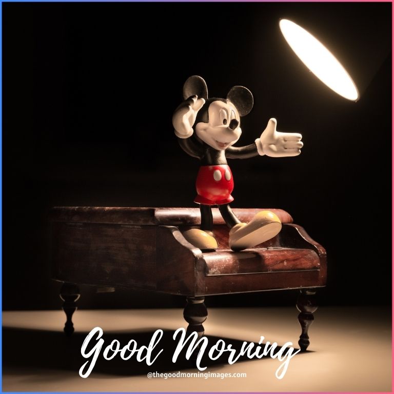 good morning cartoon mickey mouse images