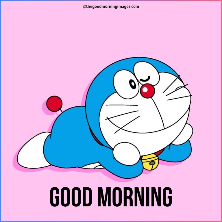 Good morning cartoon doraemon images