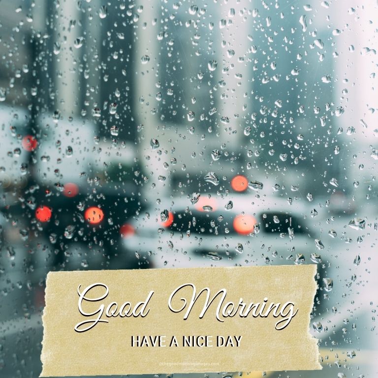 rainy good morning messages