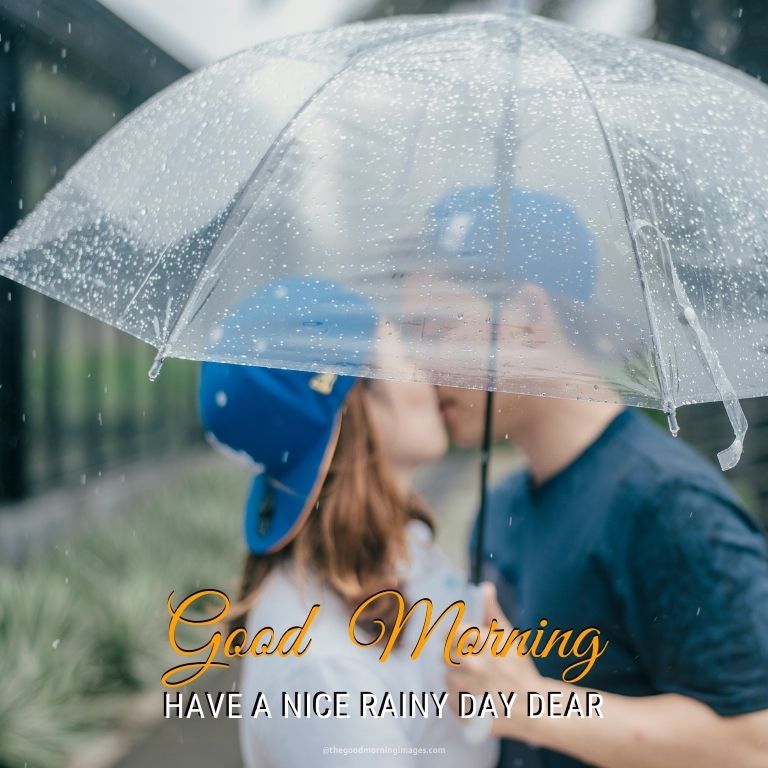 Romantic Rainy Good Morning Images