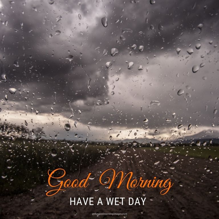 have a wet day.