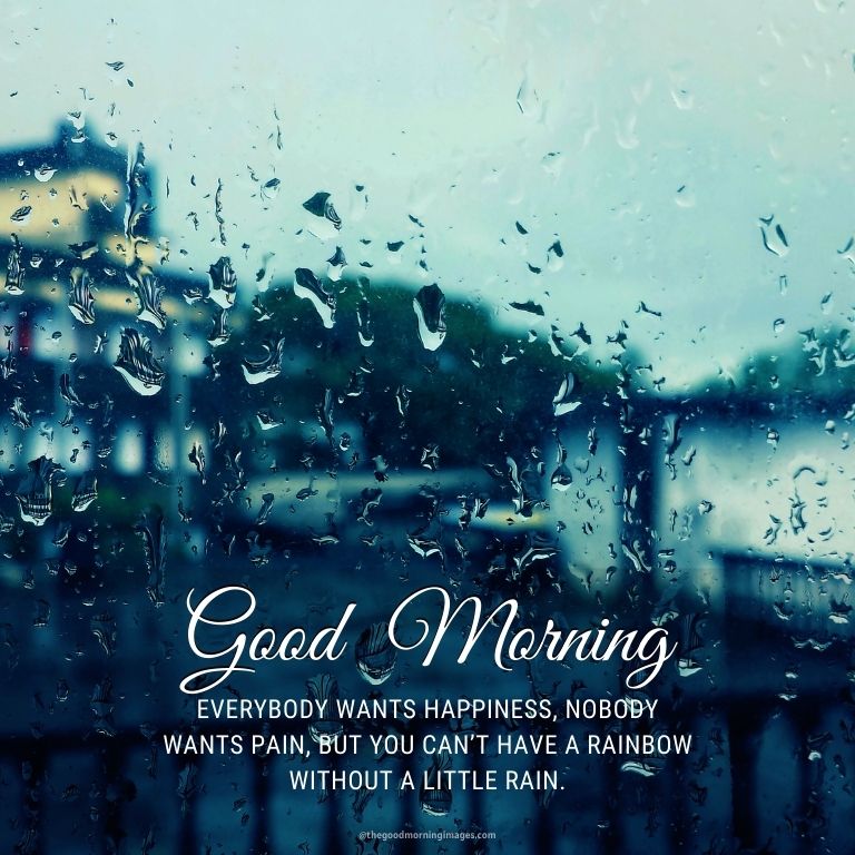 good morning raining quotes