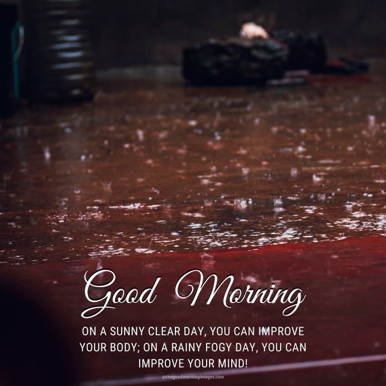 Rainy Good Morning quotes