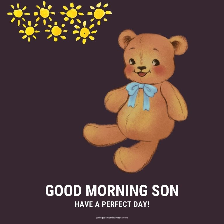 Good Morning photos for Son