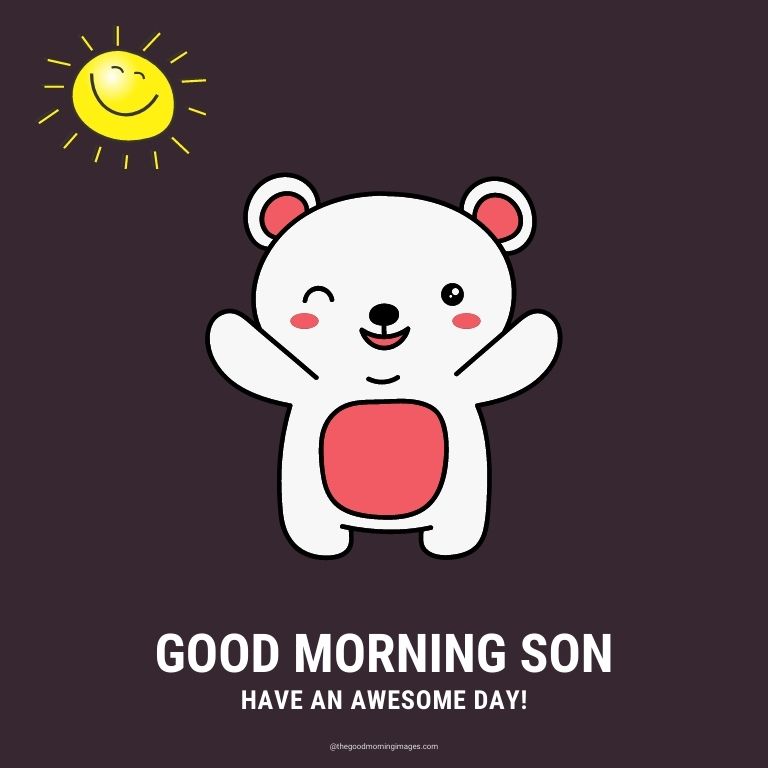 Good Morning Images for Son