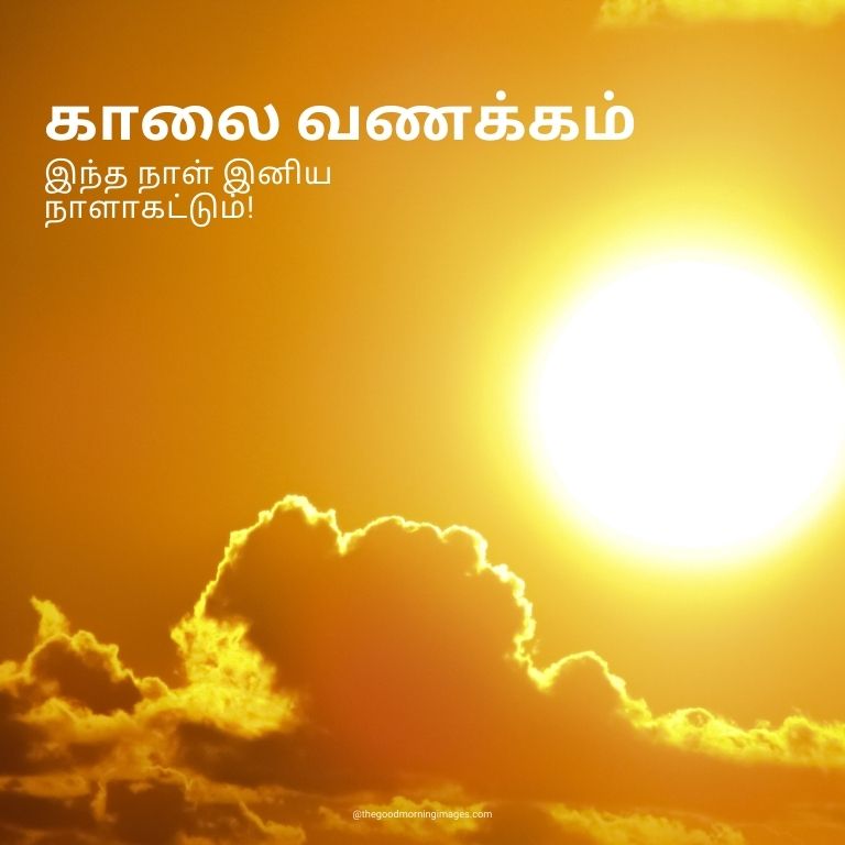 Good Morning Photos in Tamil