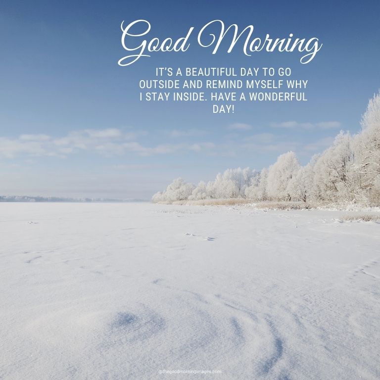 winter good morning images