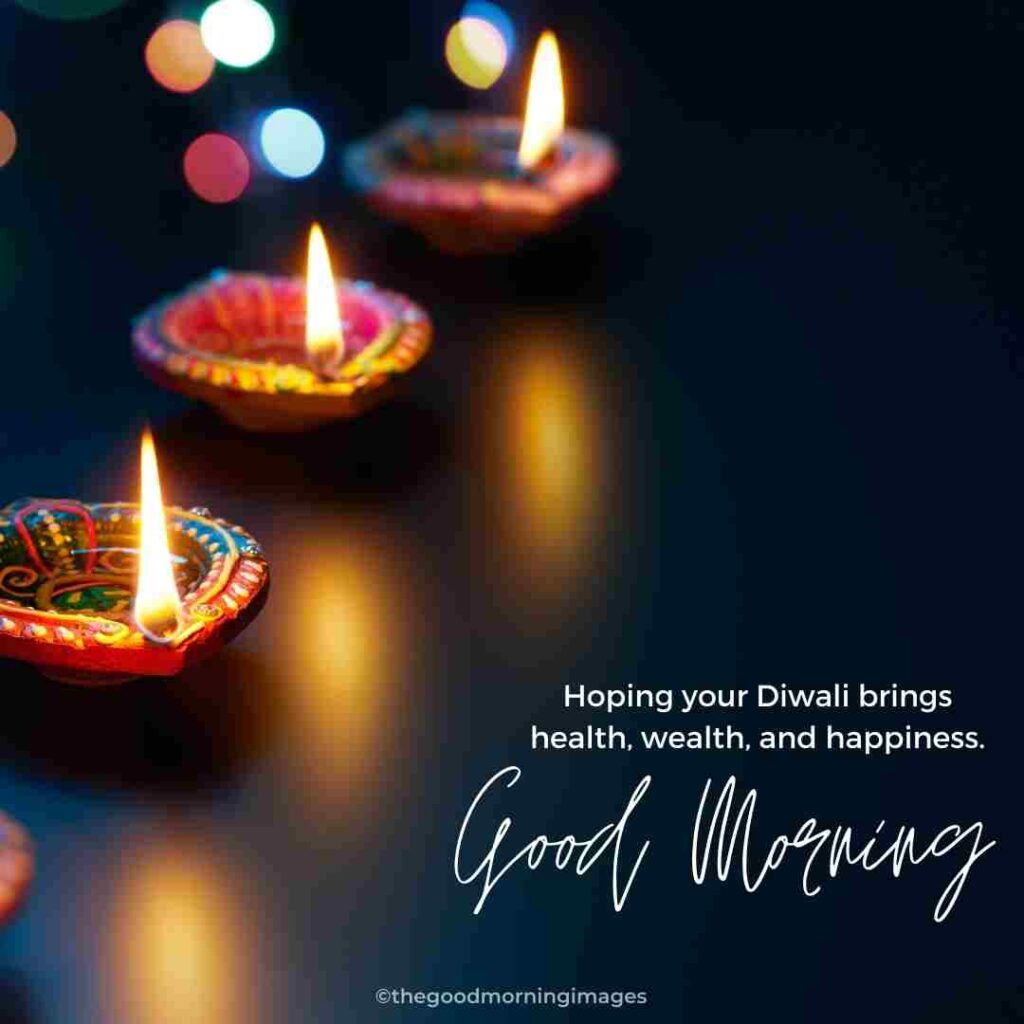 good morning diwali images