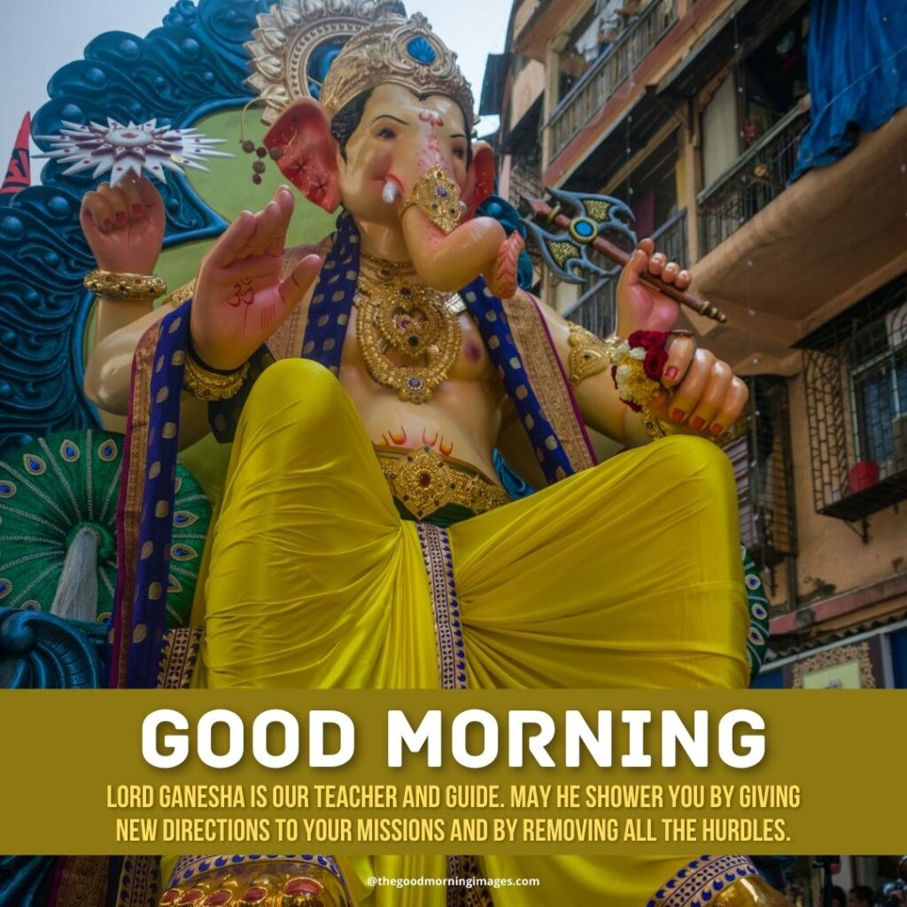 Ganpati Good Morning Images