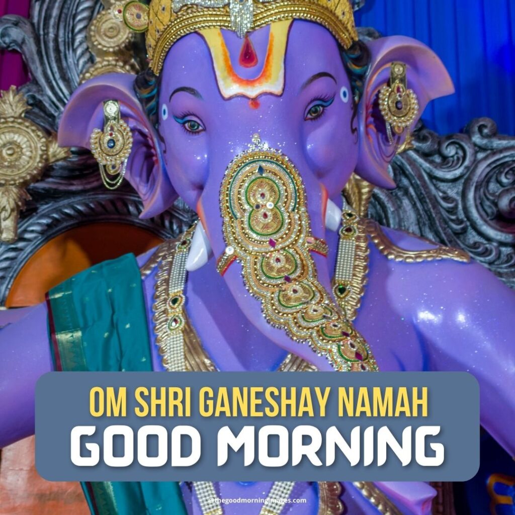 good morning ganesh