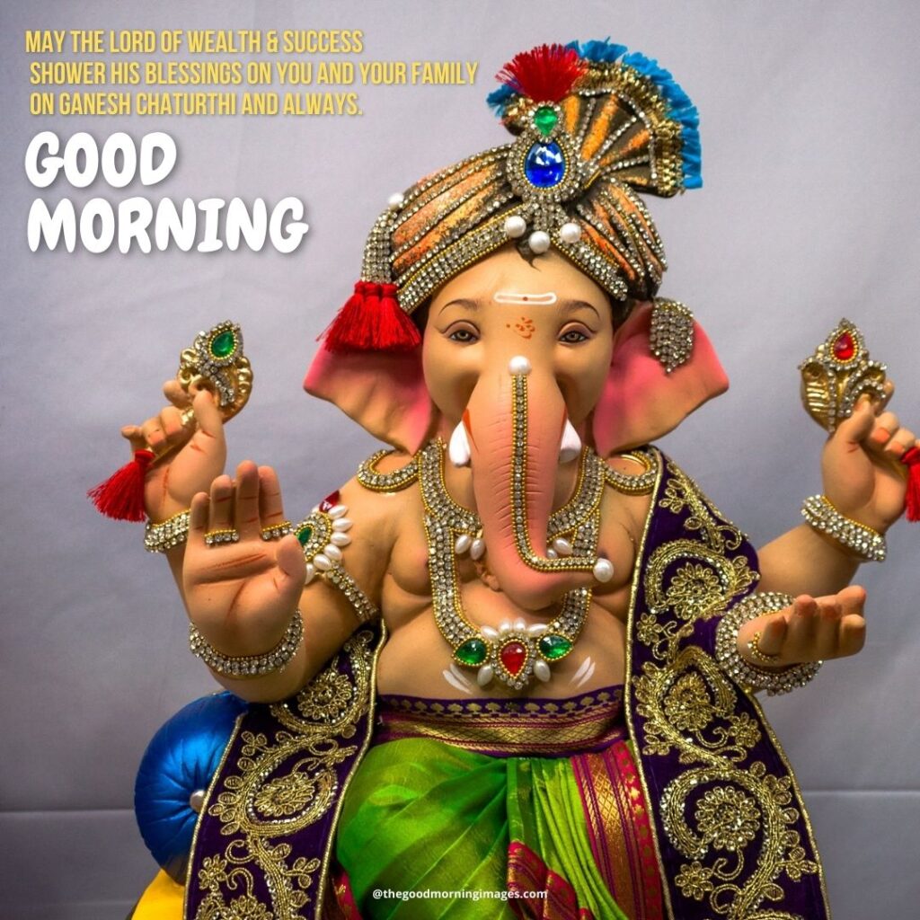 good morning lord ganesh images