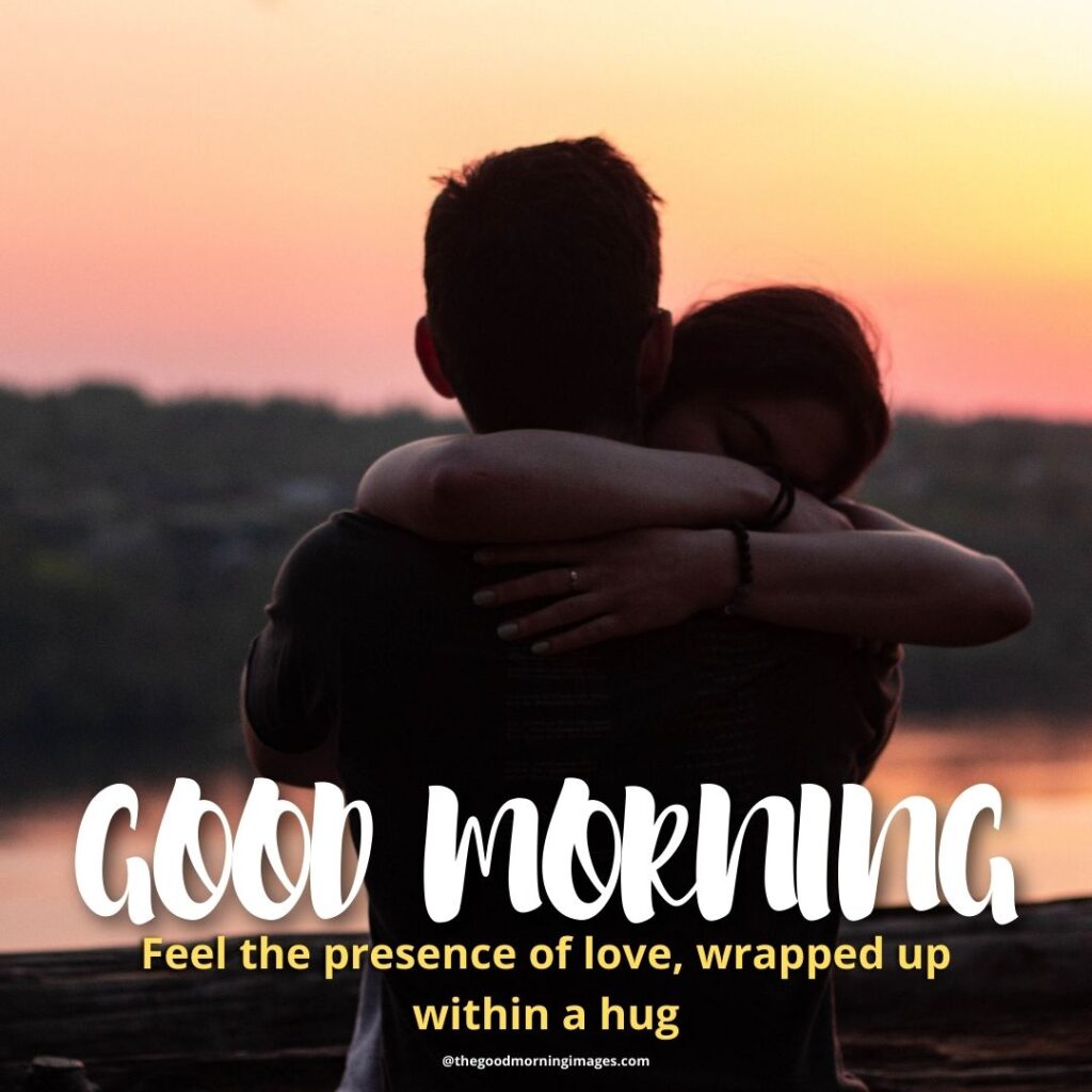 good morning Hug images couple