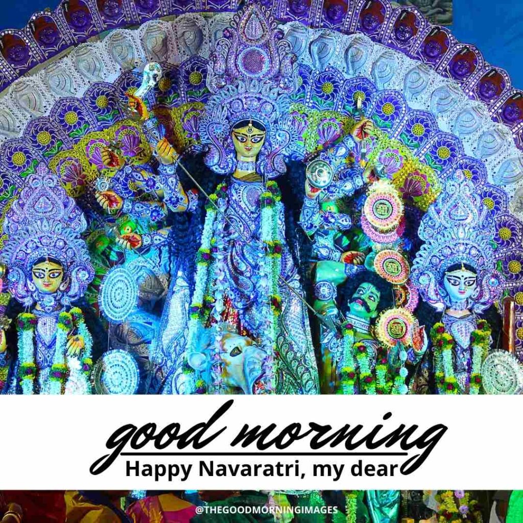 good morning happy navratri images status