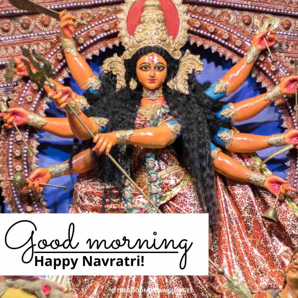 good morning navratri photos