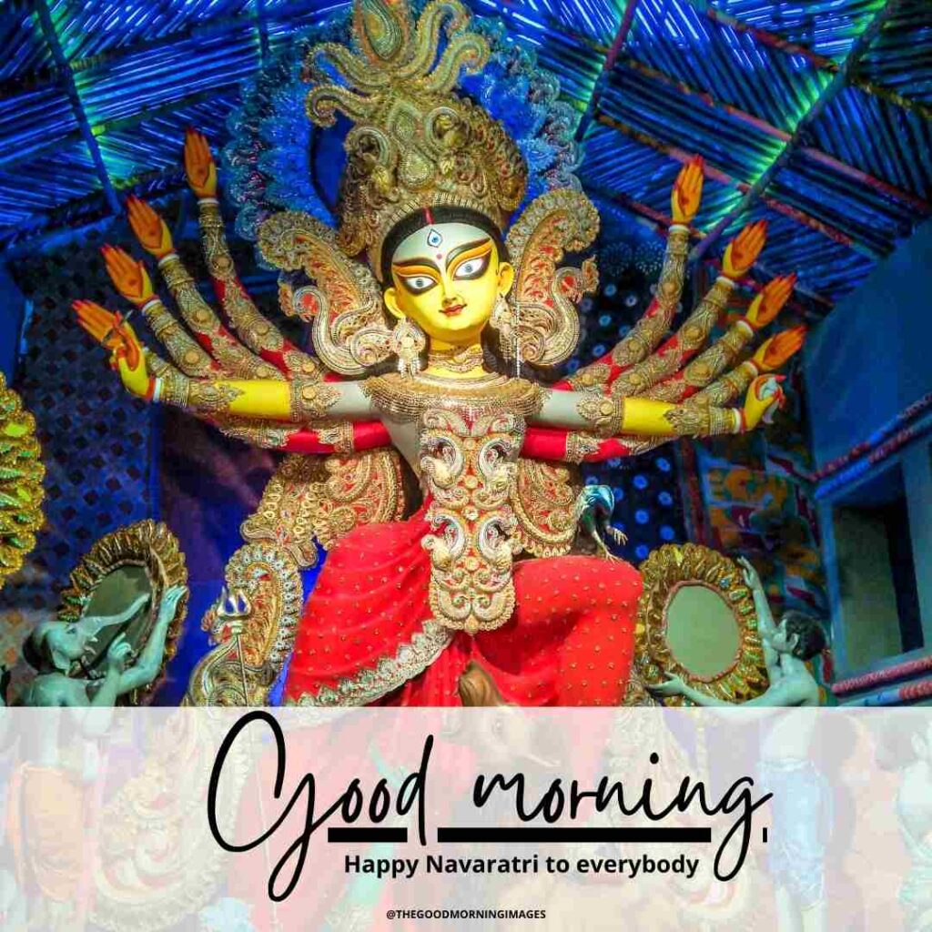 good morning navratri images