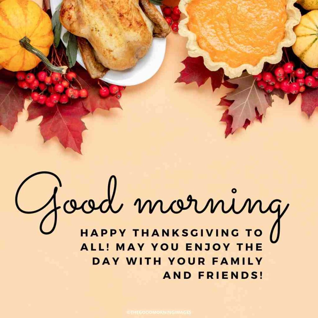 good morning thanksgiving images wishes