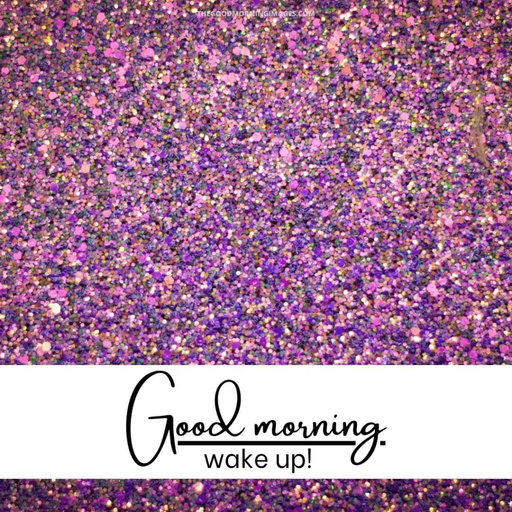 Good Morning photos with hd glitter