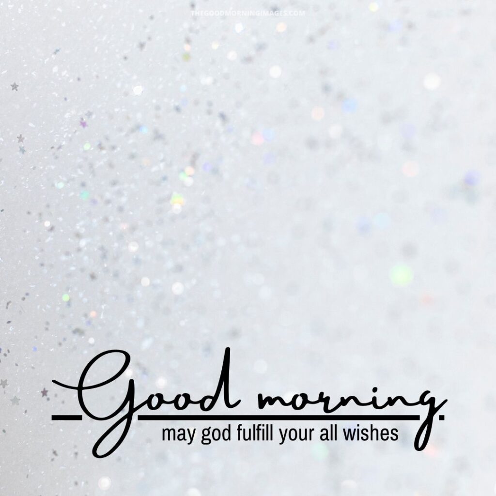 Good Morning Images with glitter