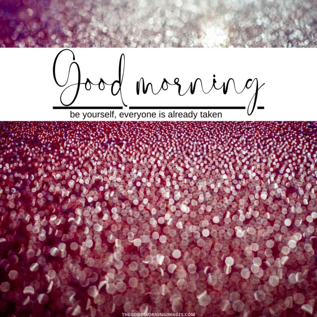 Good Morning Images with glitter