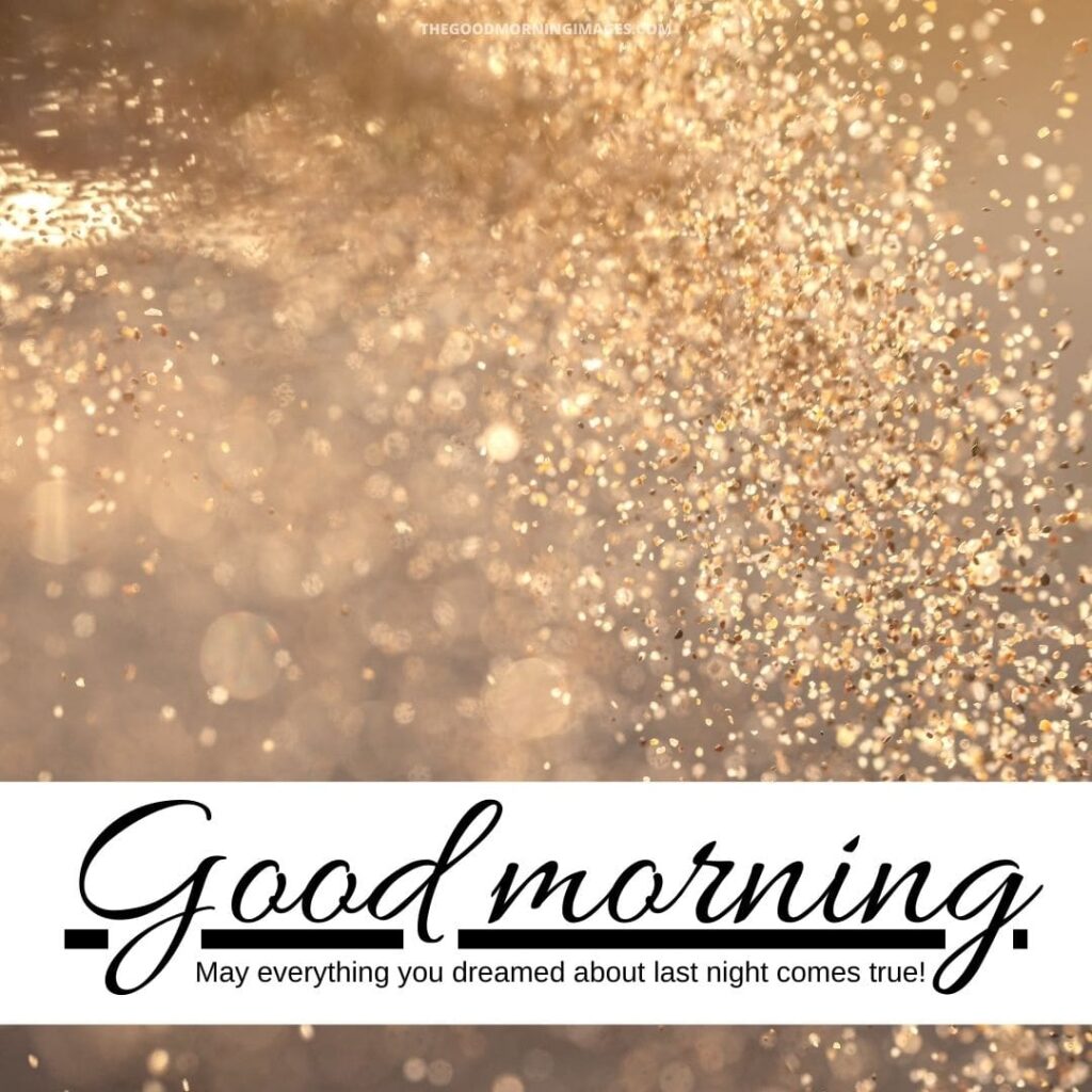 Good Morning glitter images