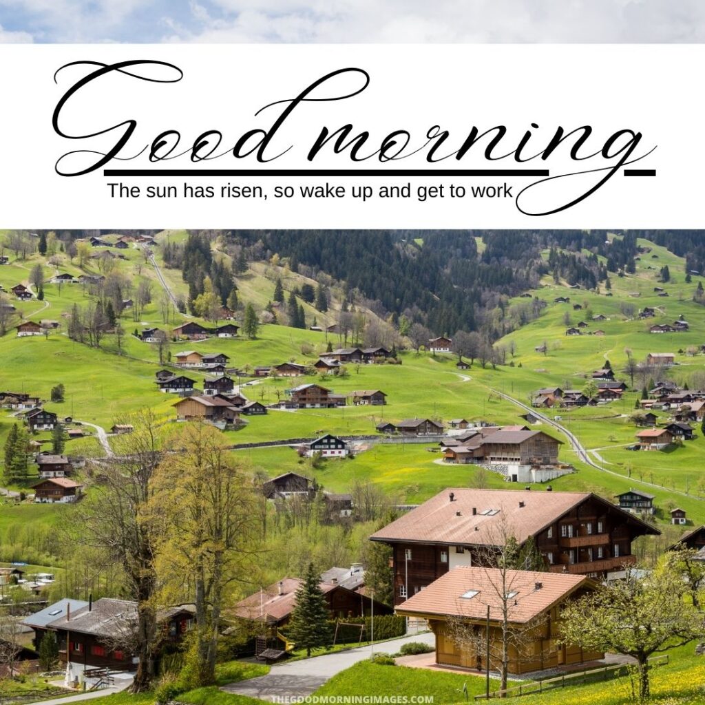 good morning village images with quotes