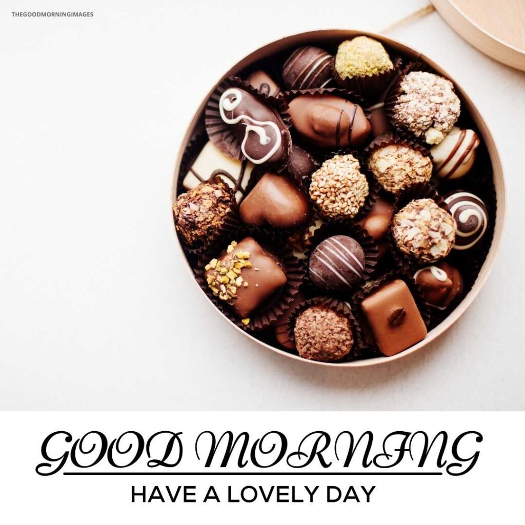 good morning chocolate images