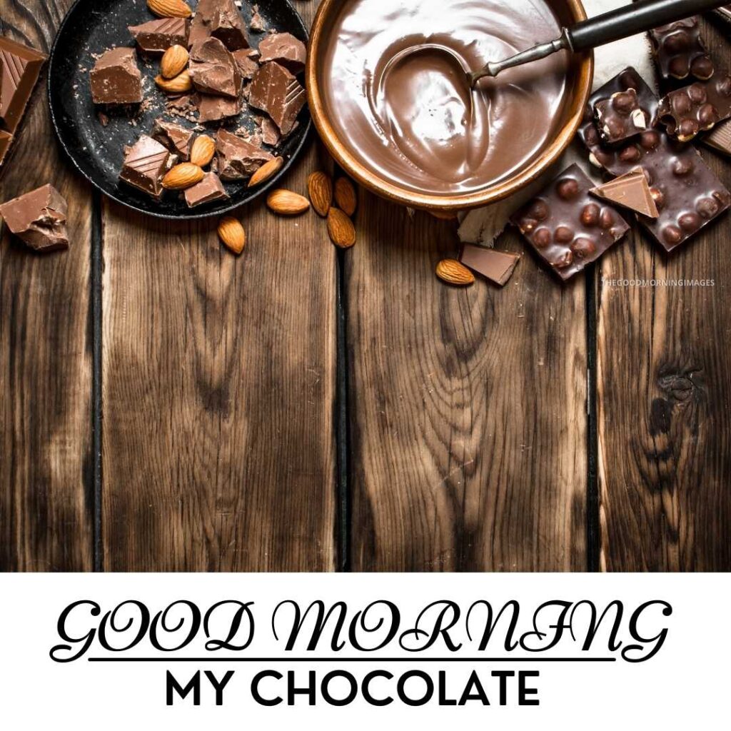 good morning chocolate images