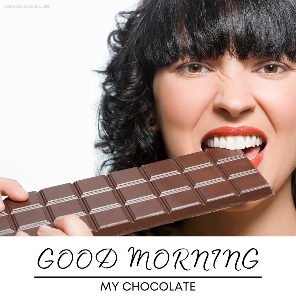 good morning chocolate images