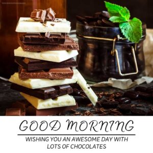 45+ Good Morning Images With Chocolate