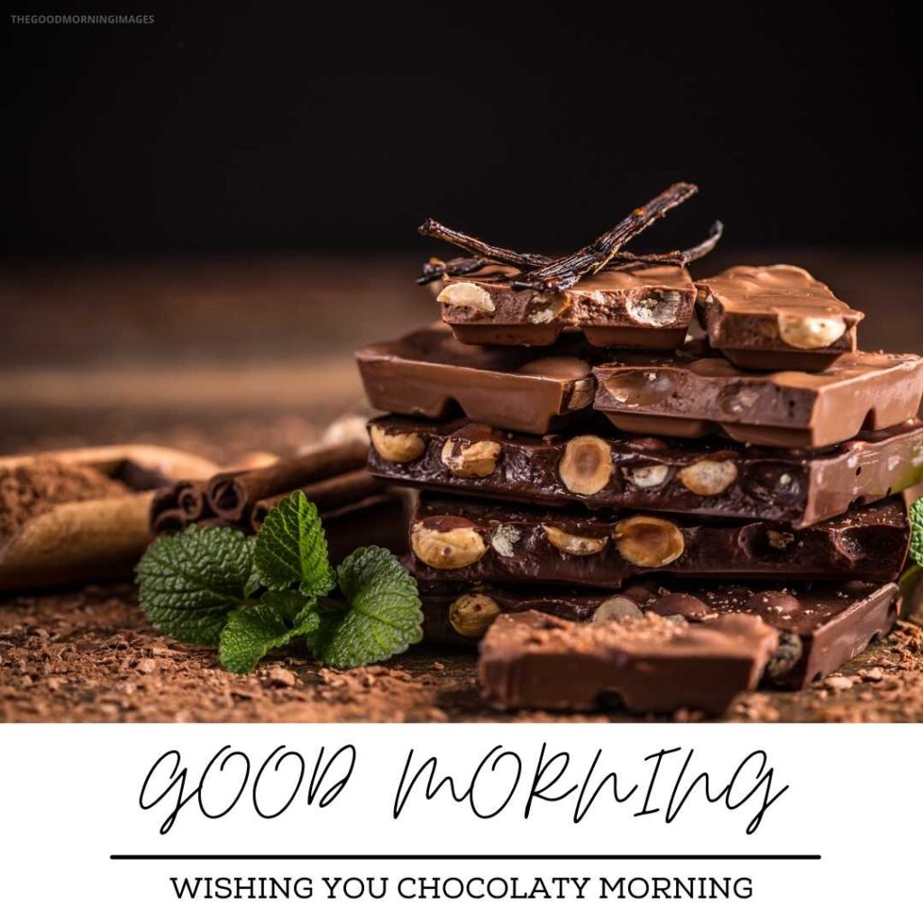 good morning choco images