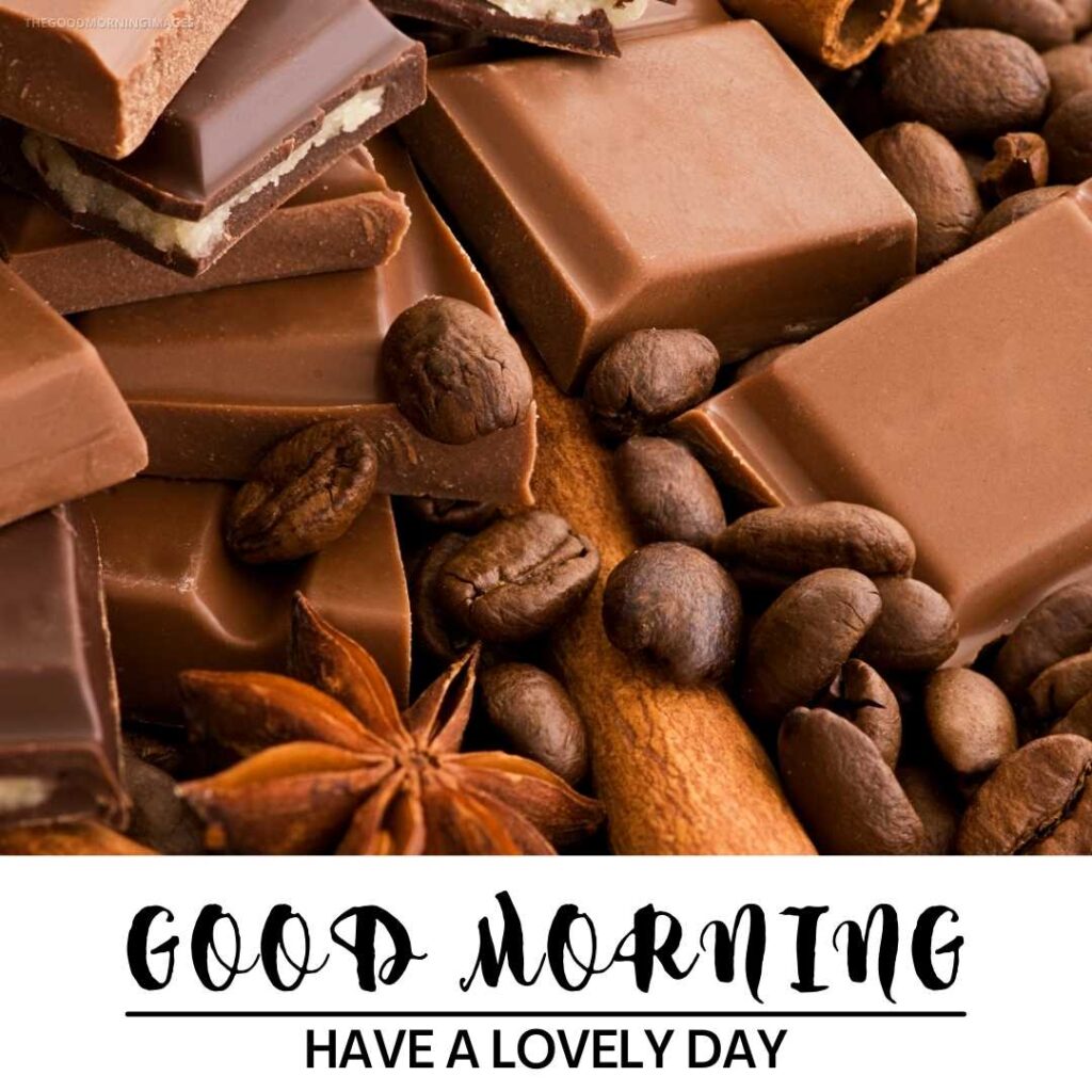 good morning chocolate image