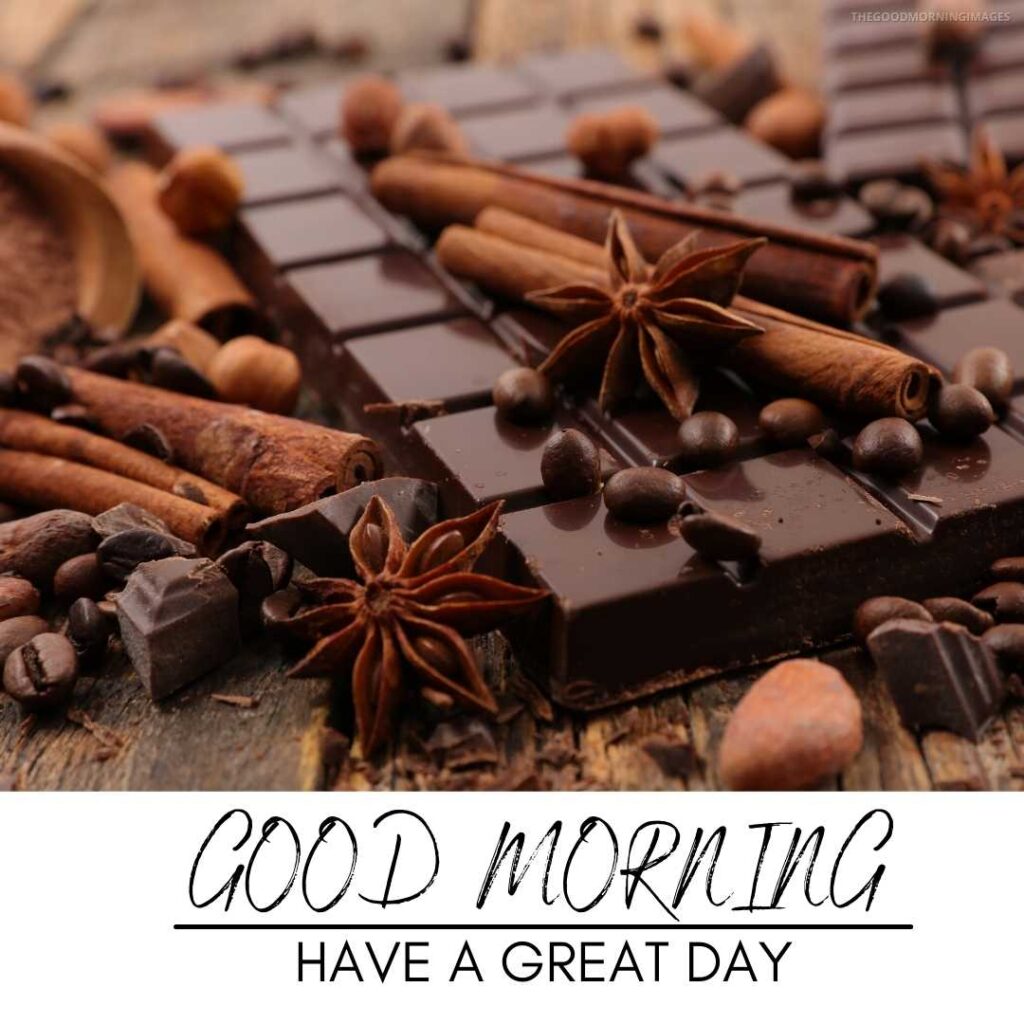 good morning chocolate pictures