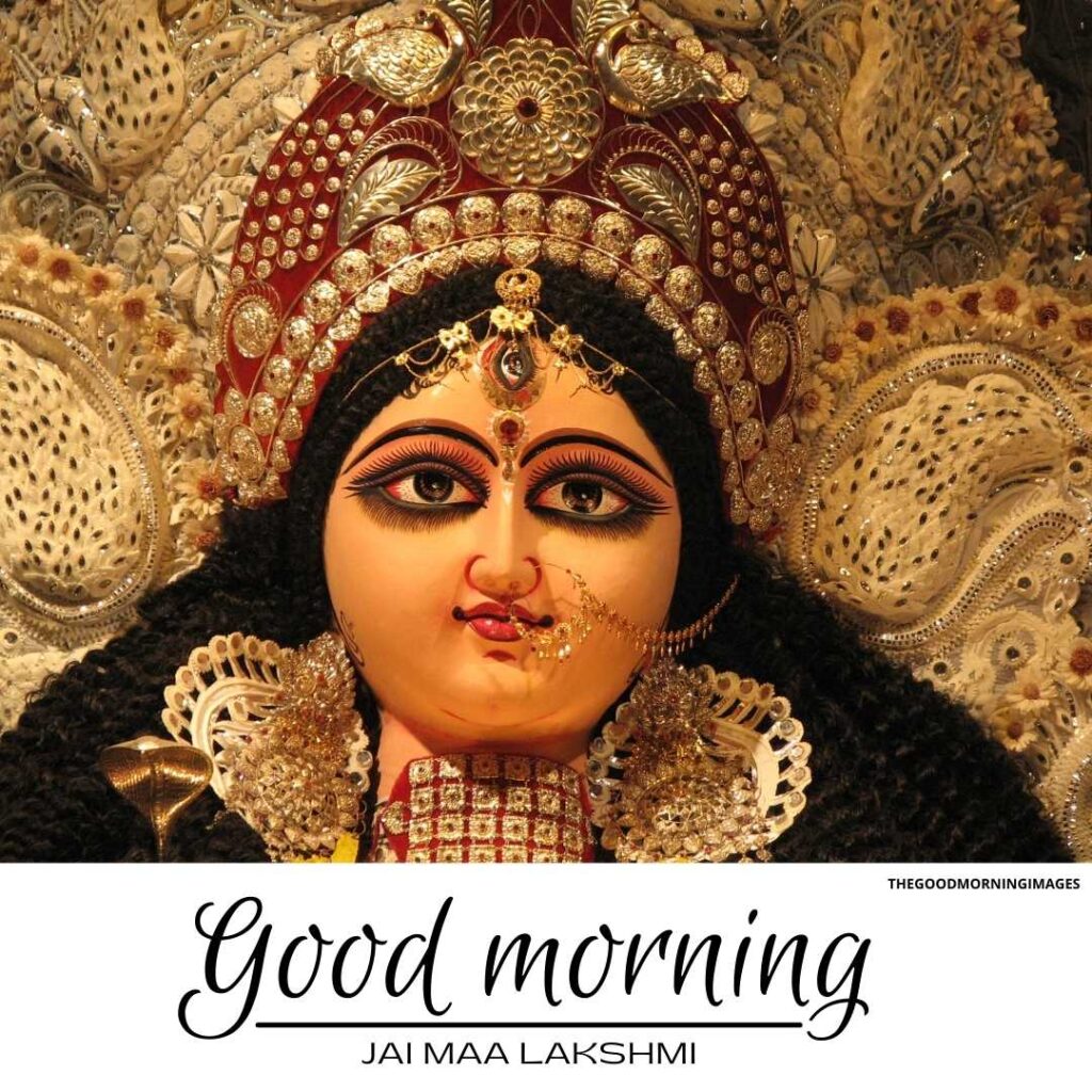 good-morning images with goddess lakshmi