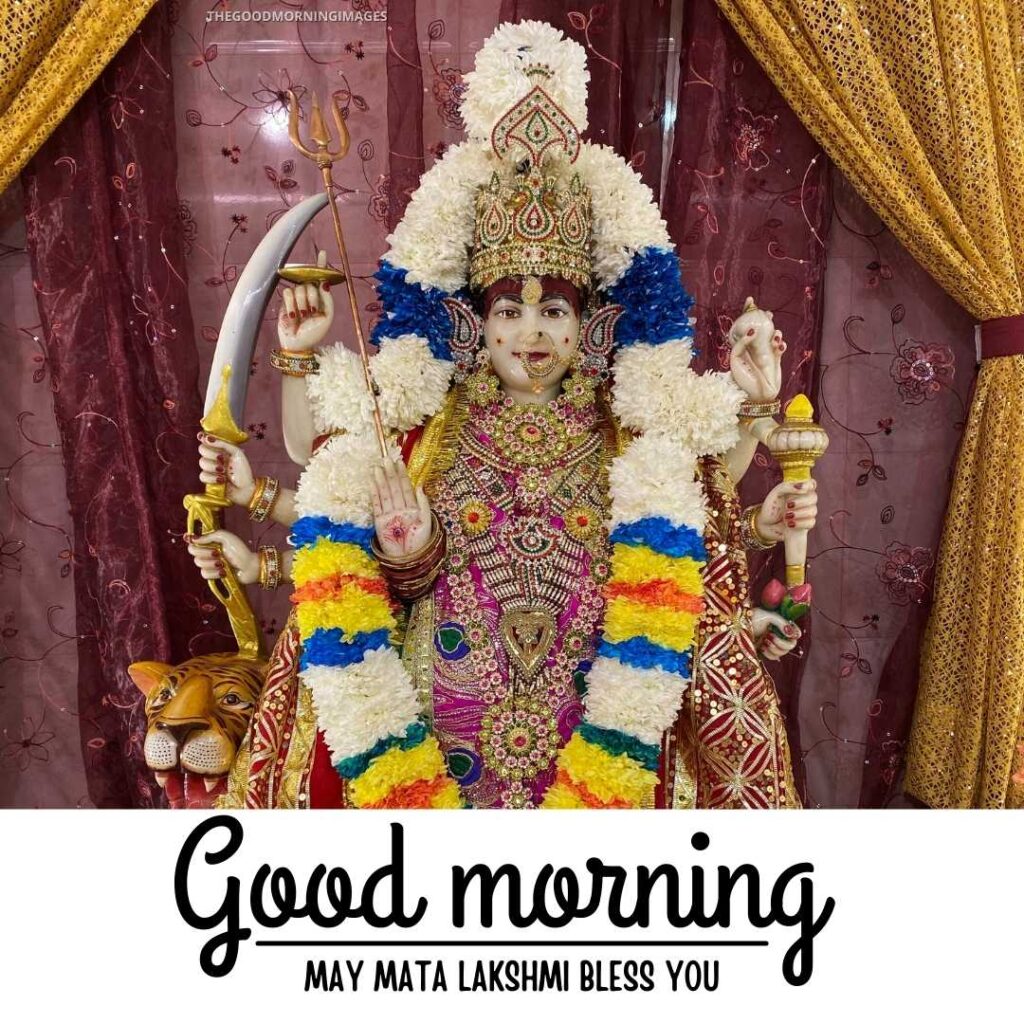 good morning images with goddess lakshmi