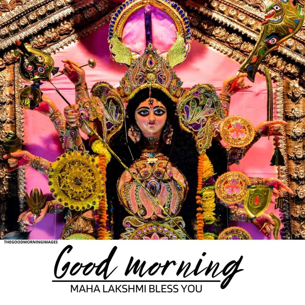 good morning images with laxmi god