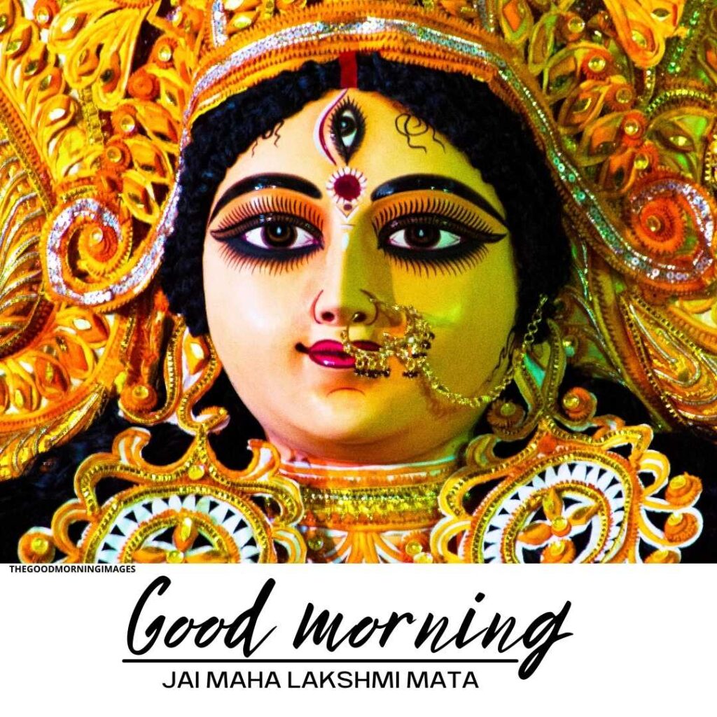 good morning images with goddess lakshmi