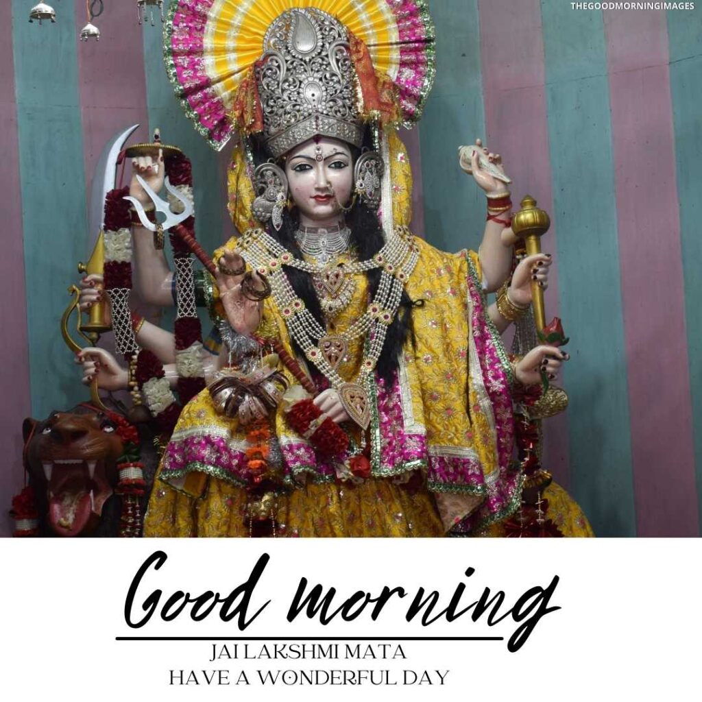 good morning images with lakshmi devi